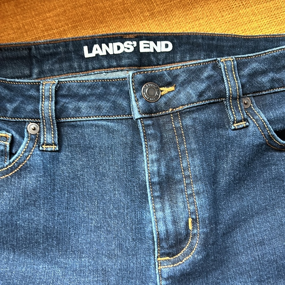 Lands’ End Midrise bootcut jeans
